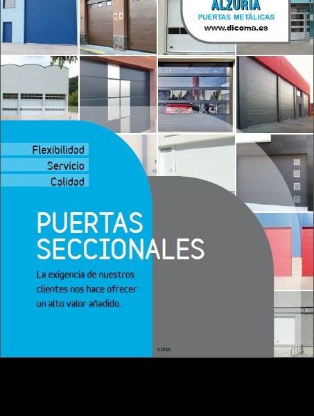 Nuevo catálogo puertas seccionales